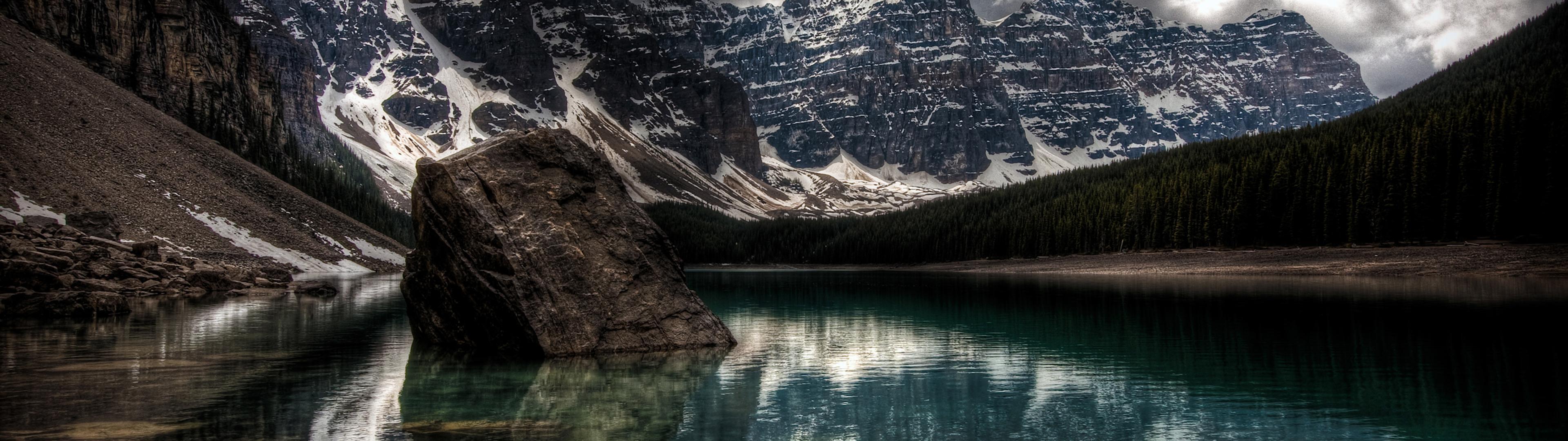 4K Dual Monitor Wallpaper Mountains