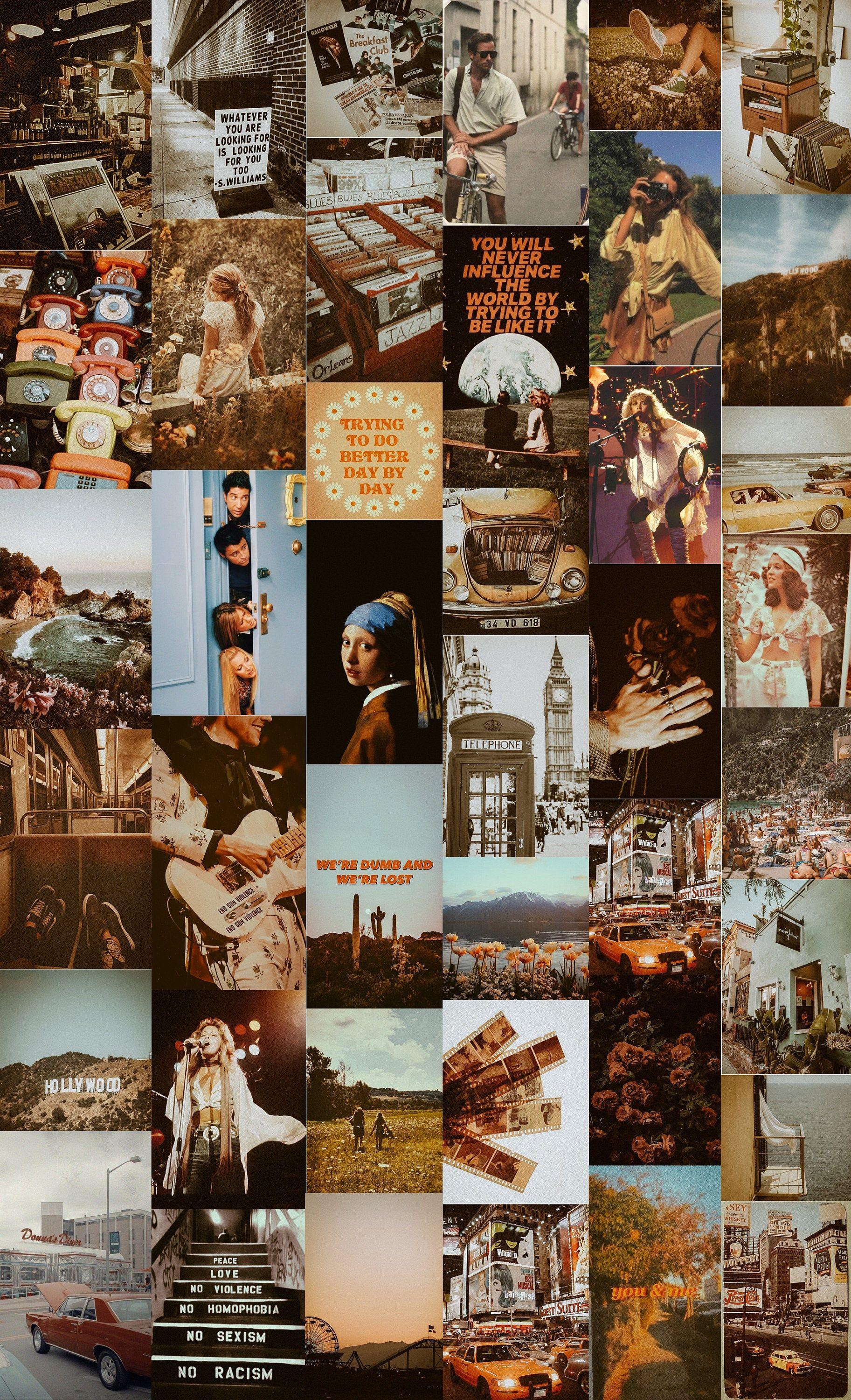 Vintage Aesthetic Collage Wallpapers Top Free Vintage Aesthetic