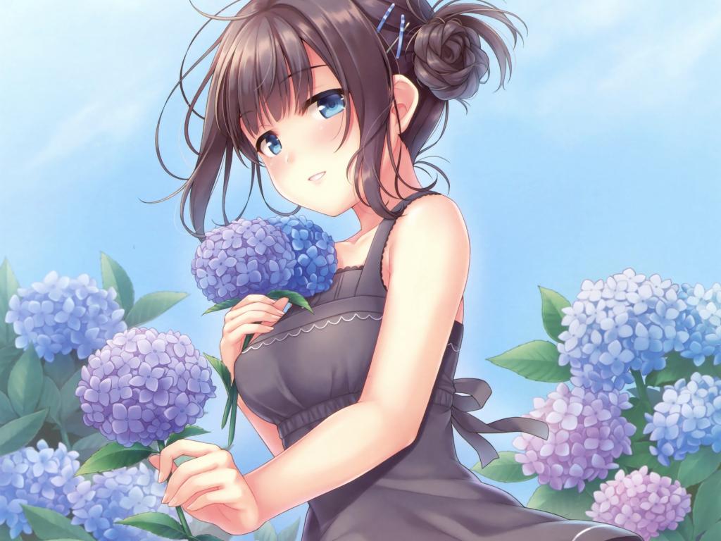 Cute Anime Flower Wallpapers Top Free Cute Anime Flower Backgrounds