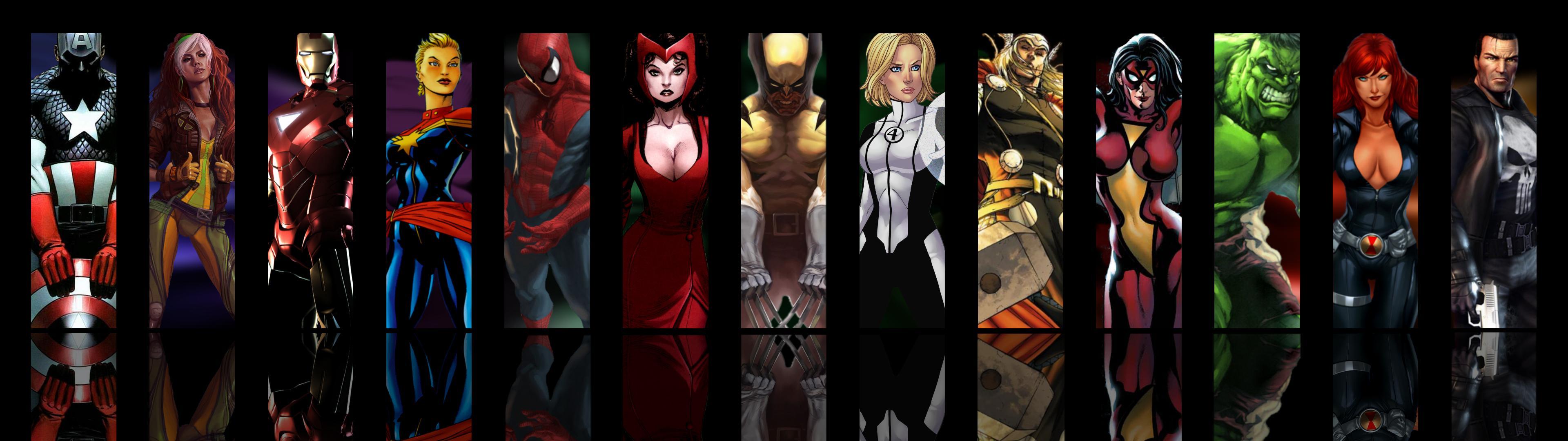 Marvel 3840X1080 HD Dual Monitor Wallpapers Top Free Marvel 3840X1080