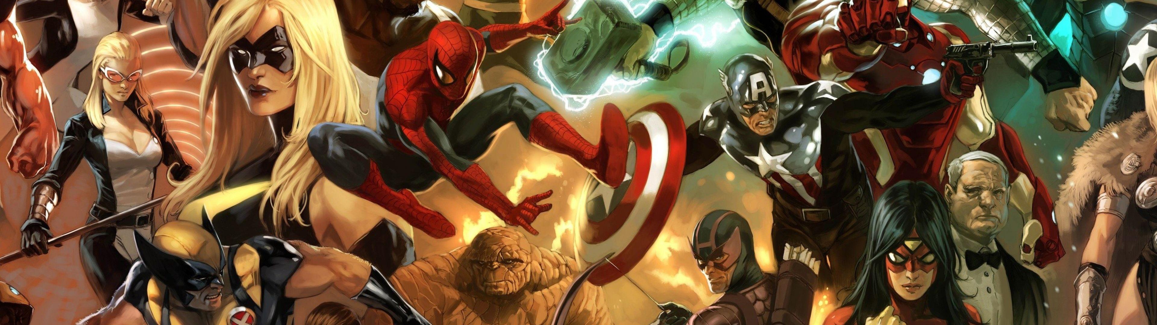 Marvel 3840X1080 HD Dual Monitor Wallpapers Top Free Marvel 3840X1080