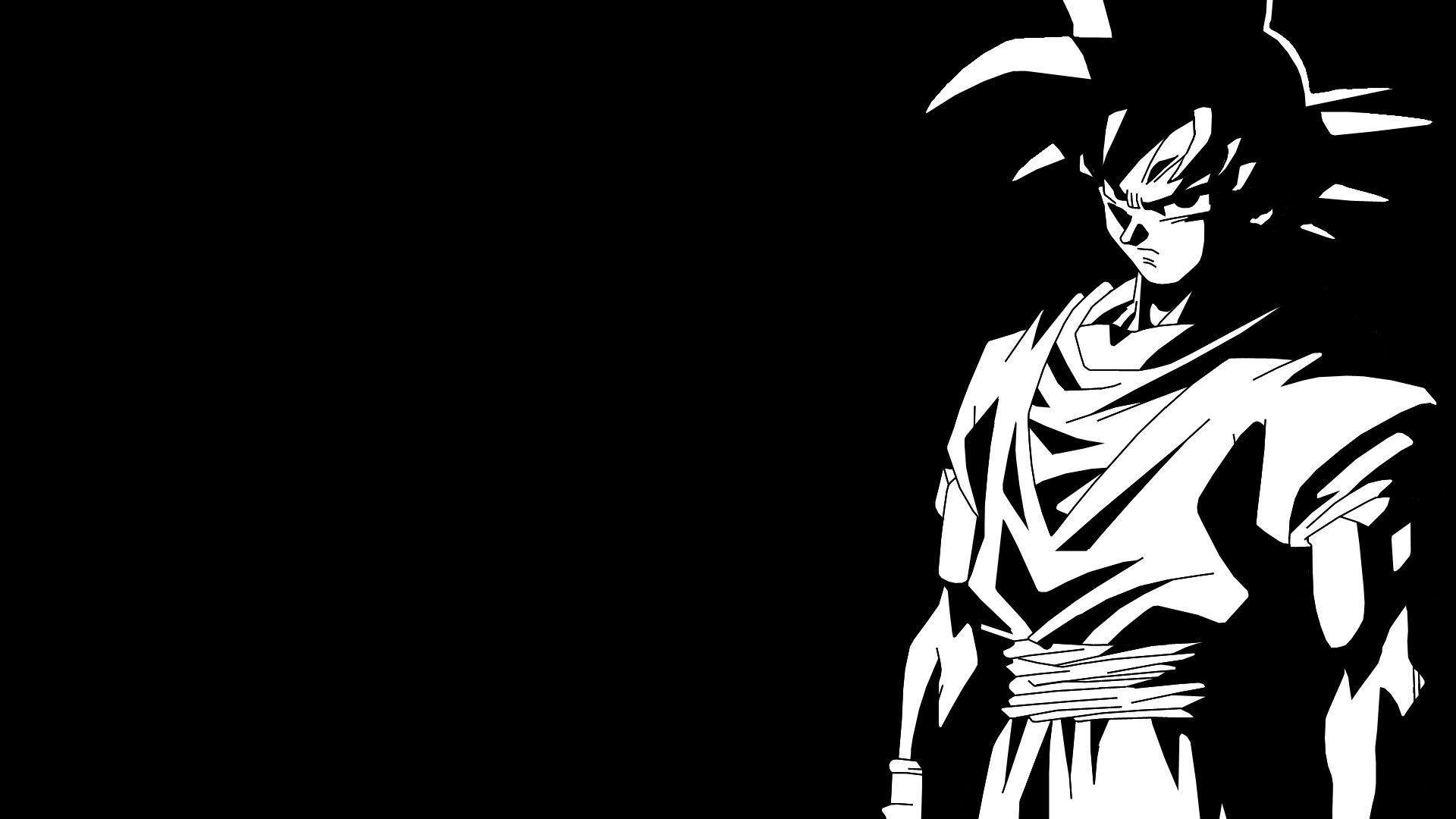 Goku Black and White Wallpapers Top Free Goku Black and White Backgrounds WallpaperAccess