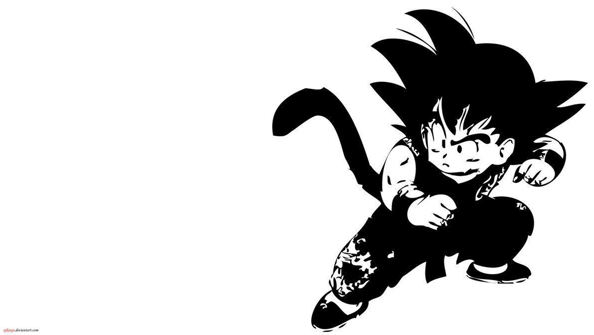 Goku Black and White Wallpapers Top Free Goku Black and White Backgrounds WallpaperAccess