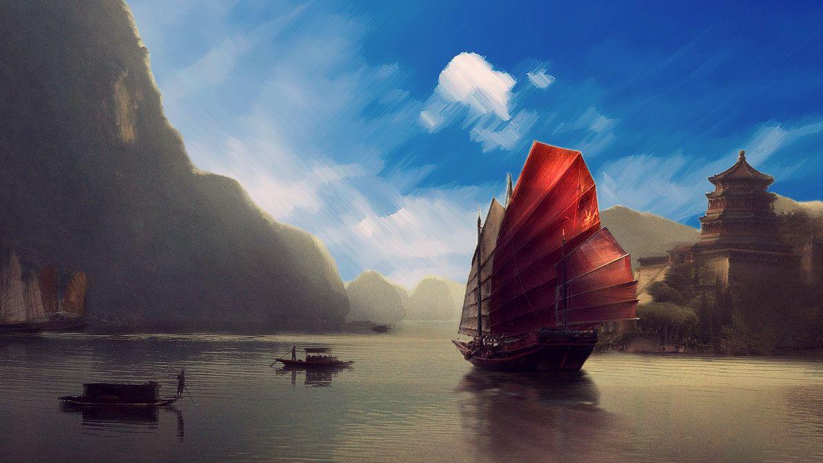 Chinese Boat Wallpapers Top Free Chinese Boat Backgrounds