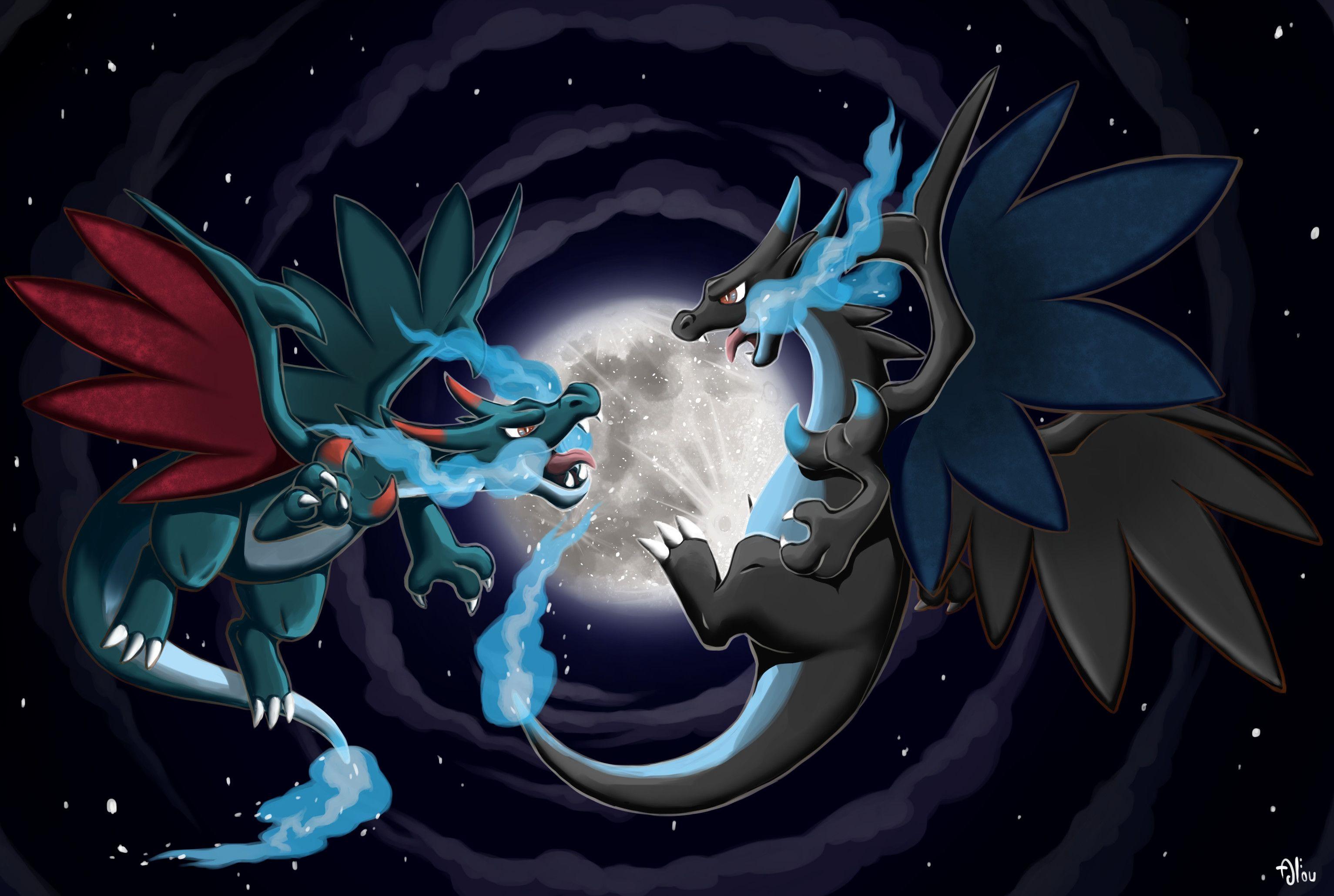 Shiny Mega Charizard X Wallpapers Top Free Shiny Mega Charizard X