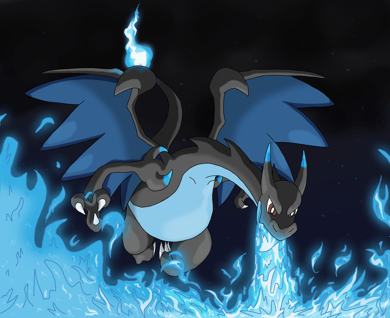Shiny Mega Charizard X Wallpapers Top Free Shiny Mega Charizard X