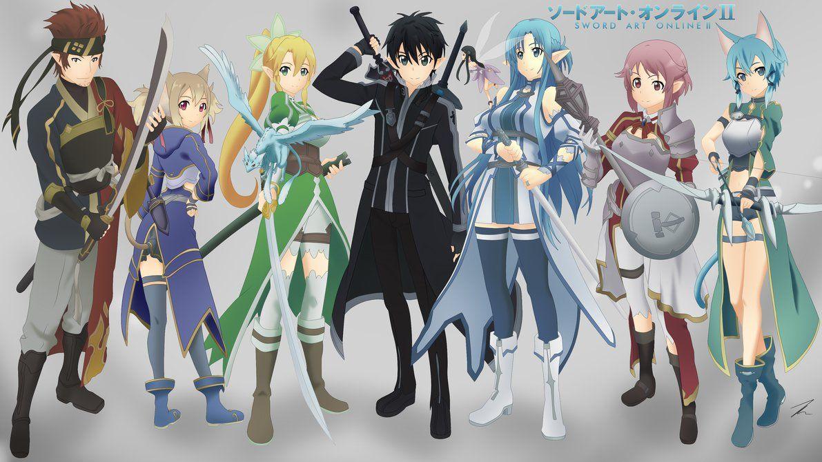 Sword Art Online 2 Wallpapers Top Free Sword Art Online 2 Backgrounds