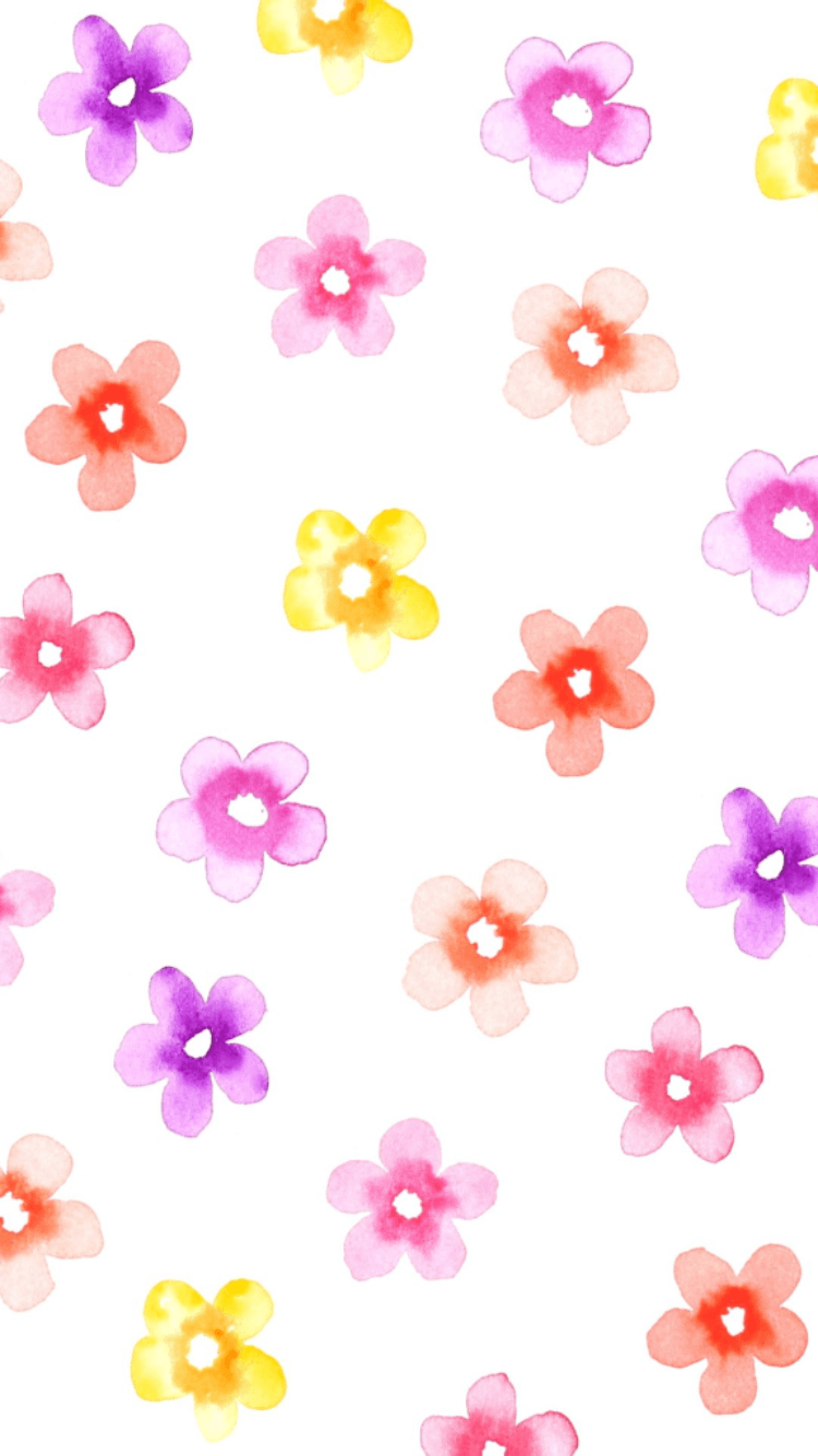 Watercolor Flower iPhone Wallpapers Top Free Watercolor Flower iPhone