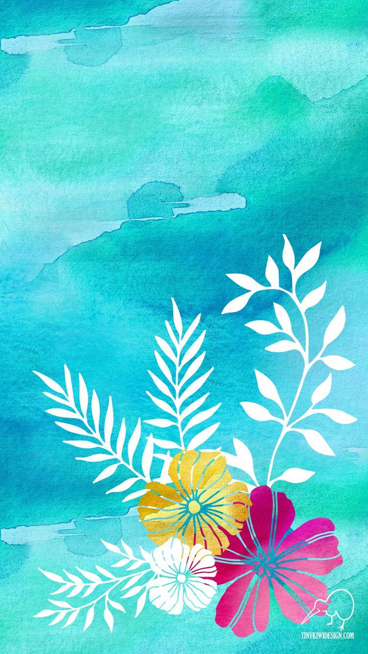 Watercolor Flower iPhone Wallpapers Top Free Watercolor Flower iPhone