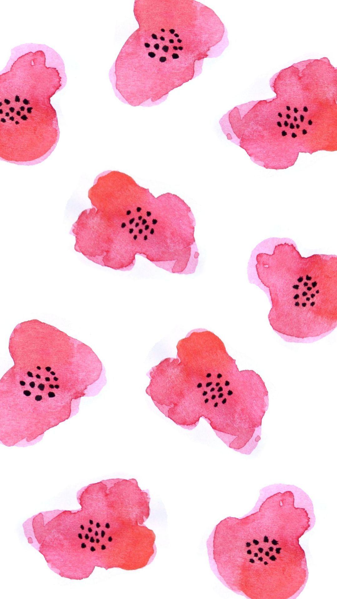 Watercolor Flower iPhone Wallpapers Top Free Watercolor Flower iPhone