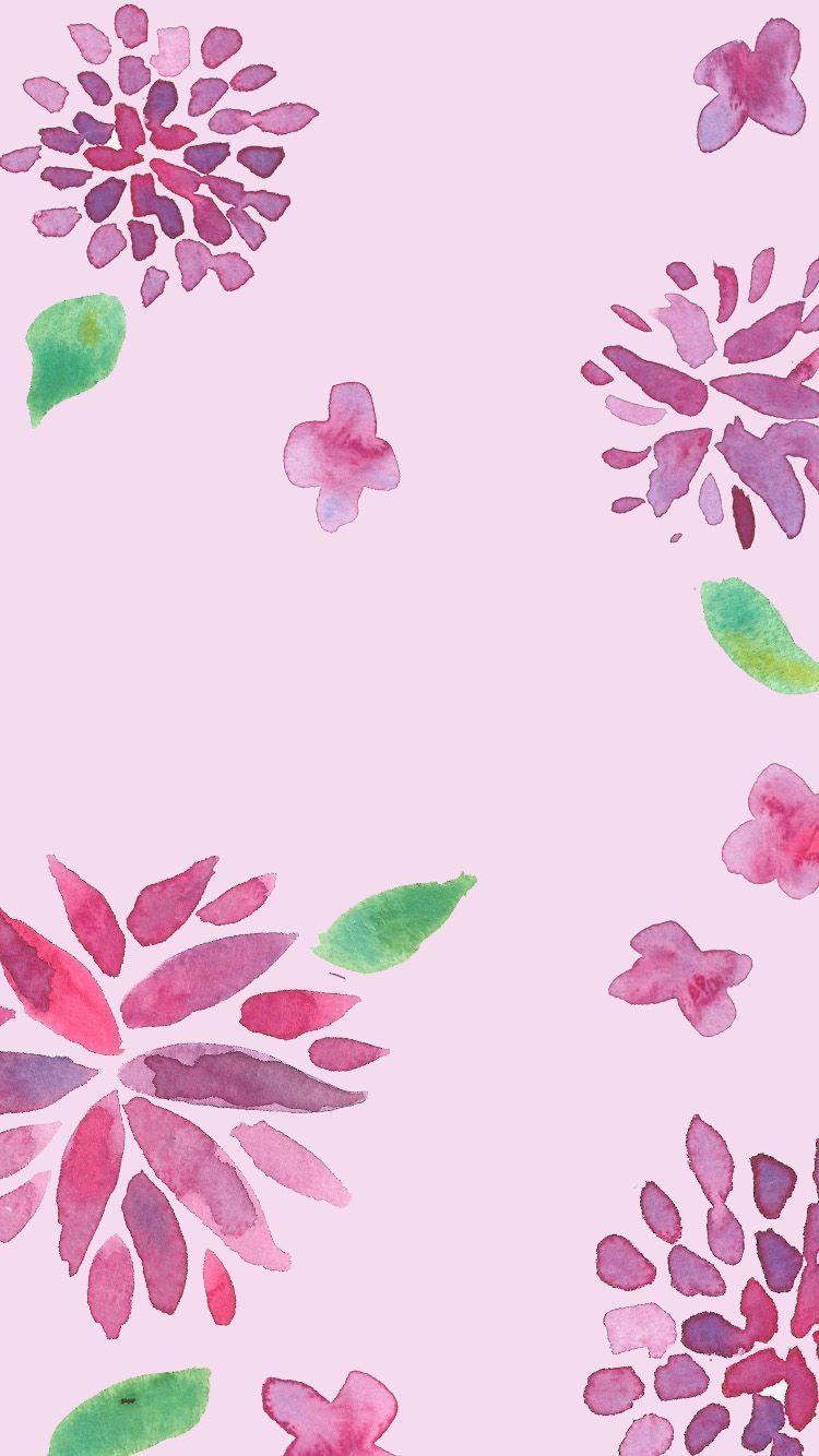 Watercolor Flower iPhone Wallpapers Top Free Watercolor Flower iPhone