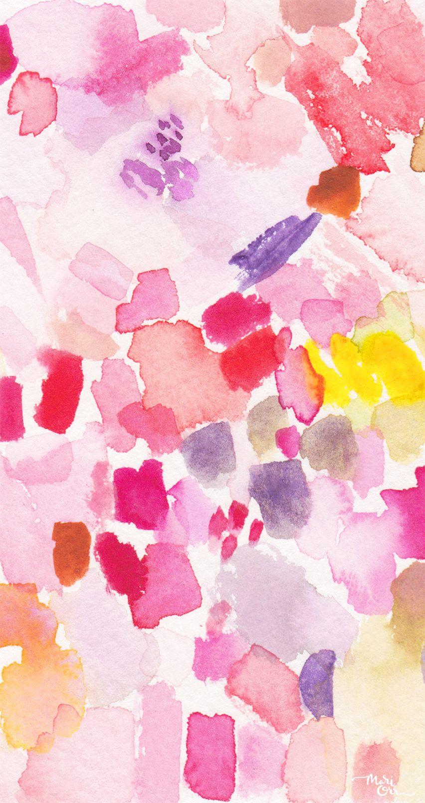 Watercolor Flower iPhone Wallpapers Top Free Watercolor Flower iPhone