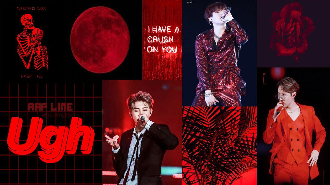 BTS Red Desktop Wallpapers Top Free BTS Red Desktop Backgrounds WallpaperAccess