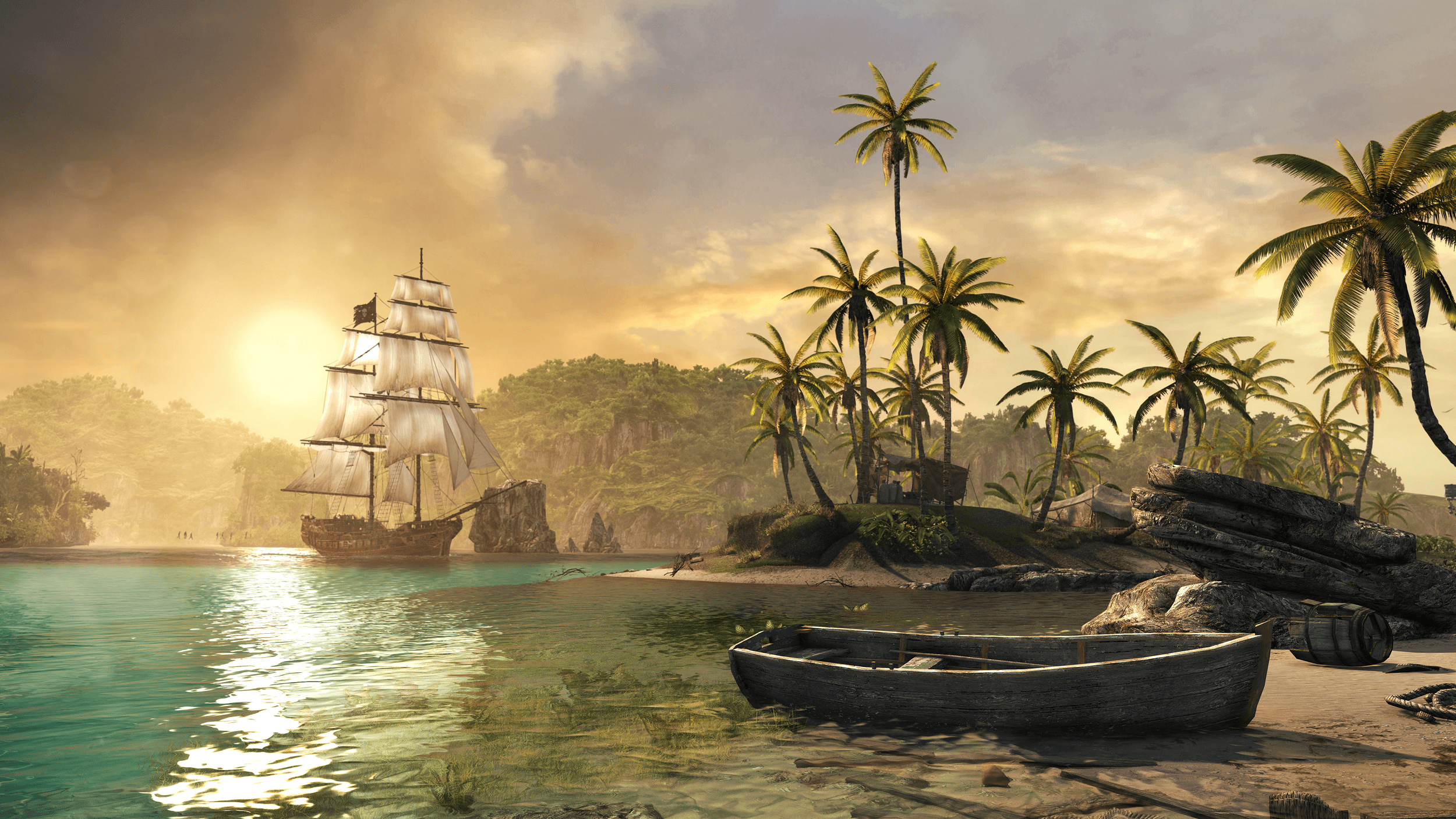 Assassin's Creed 4 Black Flag Ship Combat Wallpapers Top Free