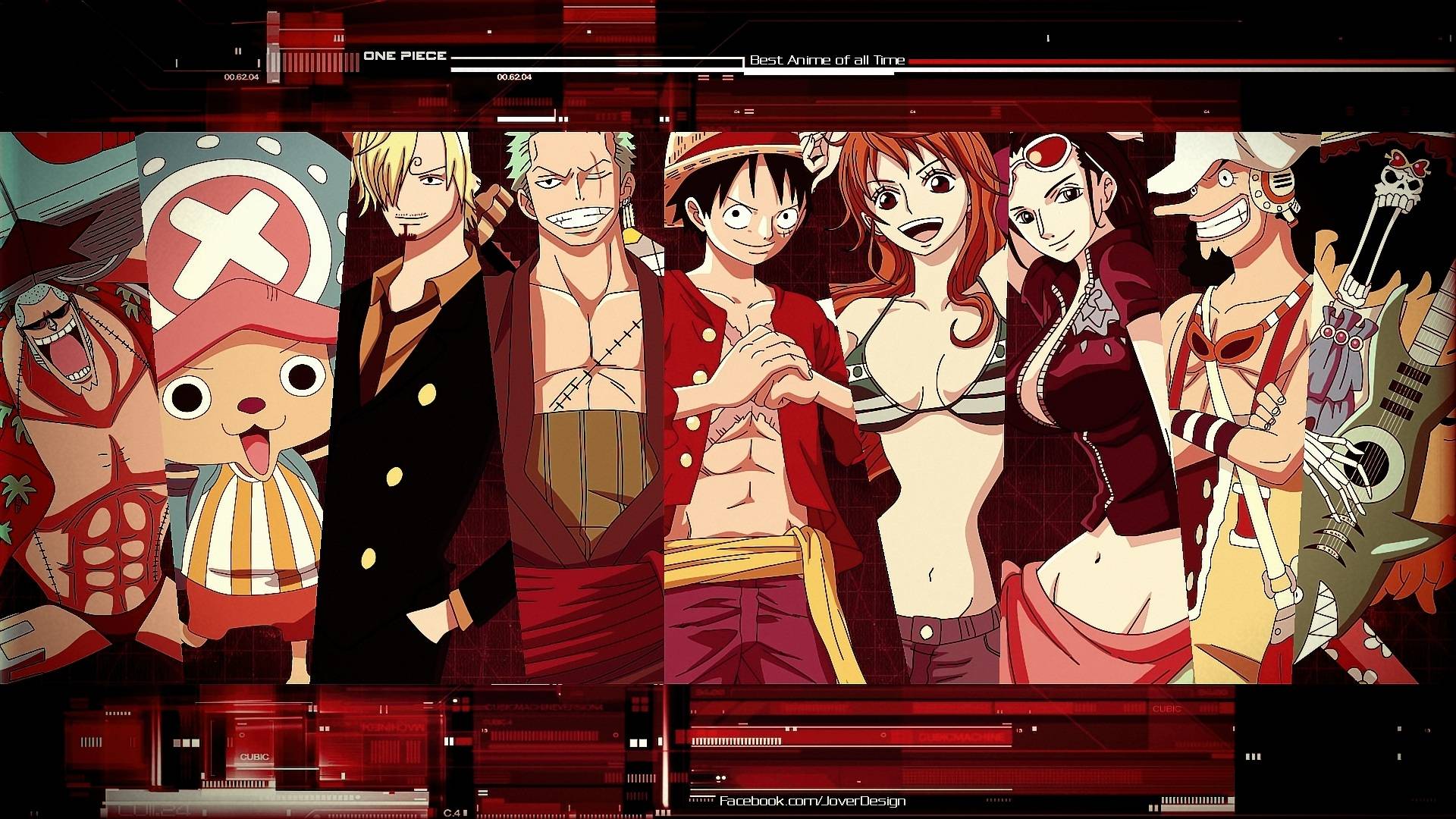 534 One Piece Wallpaper 4k Red My