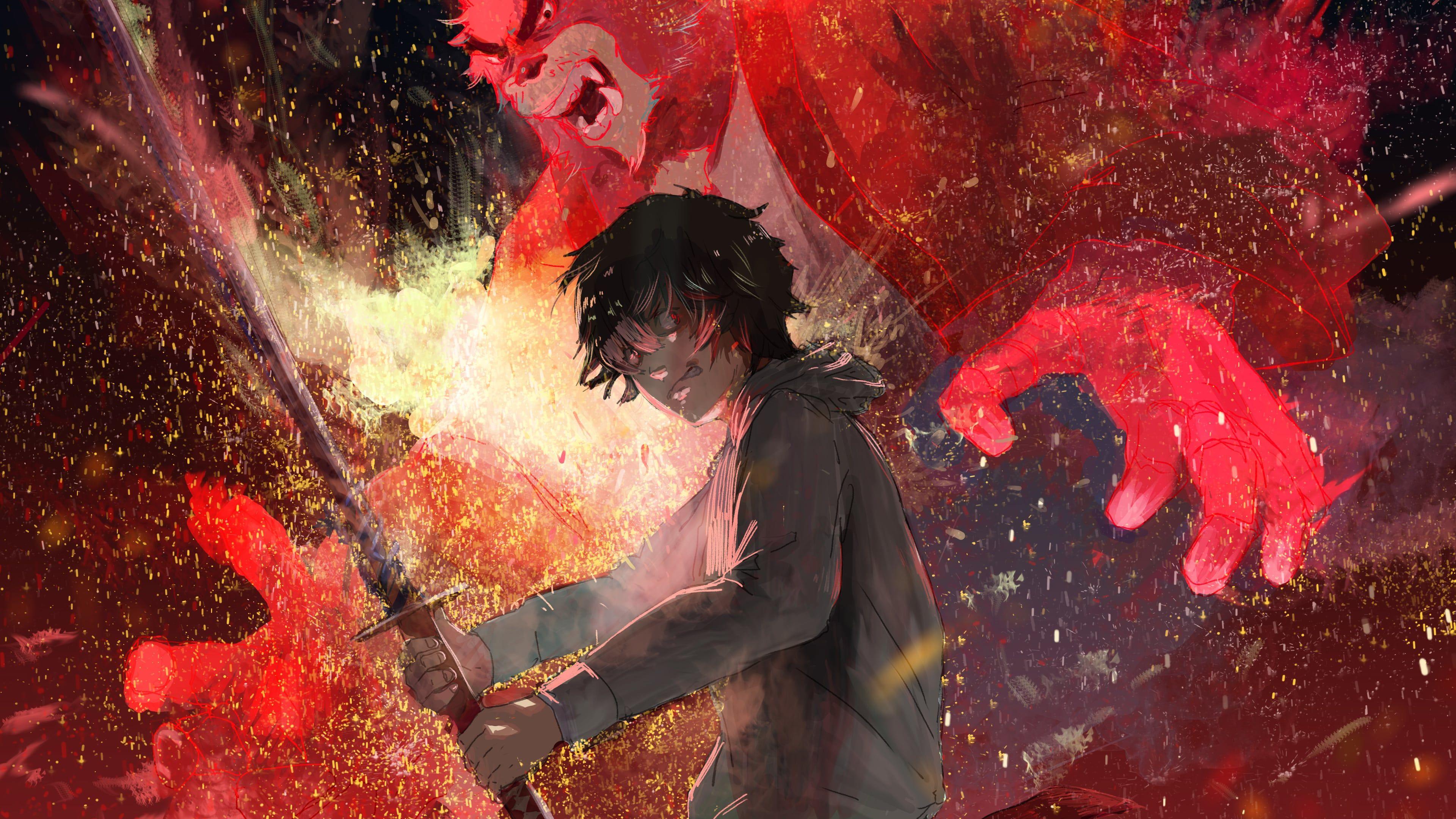 Anime Red 4K Wallpapers Top Free Anime Red 4K