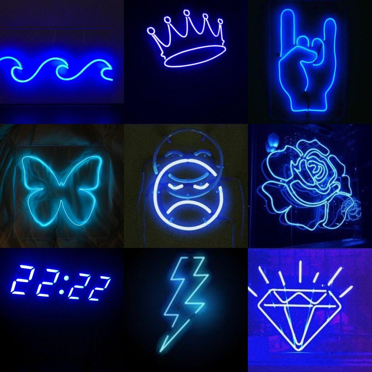 Dark Blue Neon Wallpapers Top Free Dark Blue Neon Backgrounds