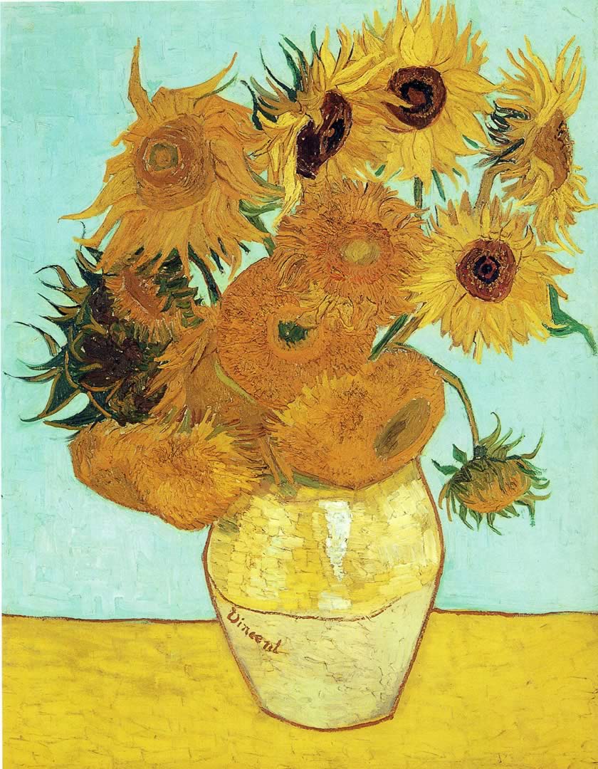 Van Gogh Sunflowers Wallpaper