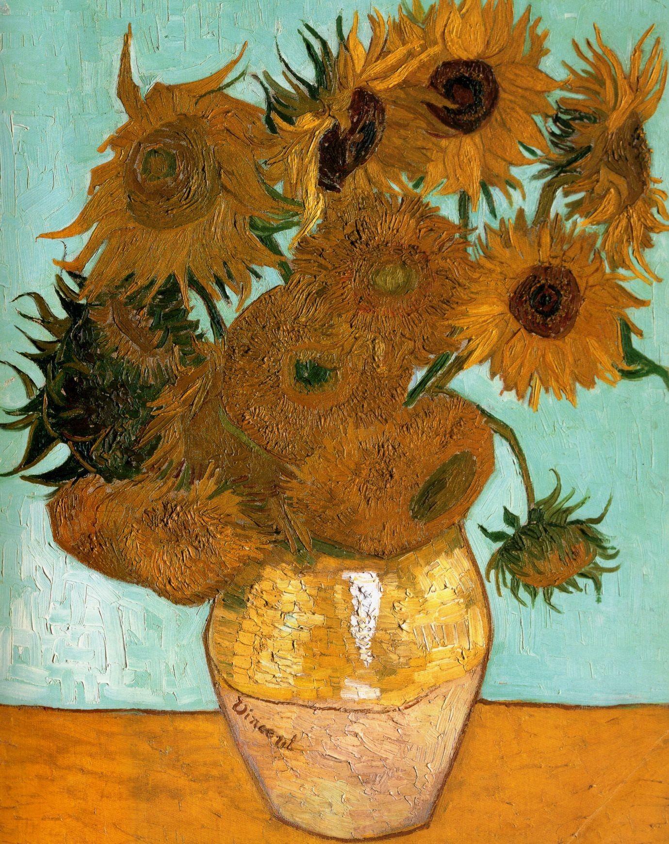 Vincent Van Gogh Sunflower Wallpapers Top Free Vincent Van Gogh