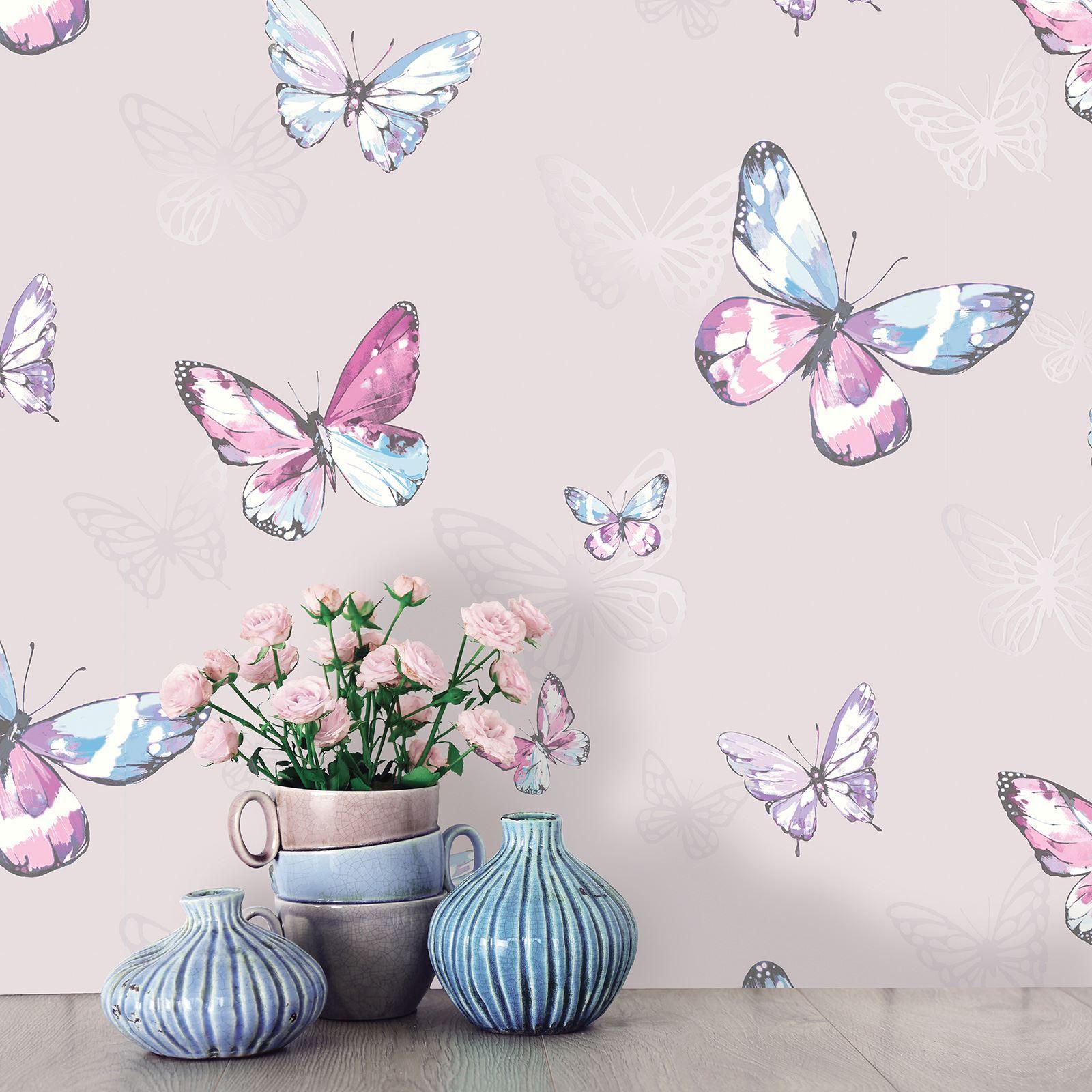 Pink Glitter Butterfly Wallpapers Top Free Pink Glitter Butterfly
