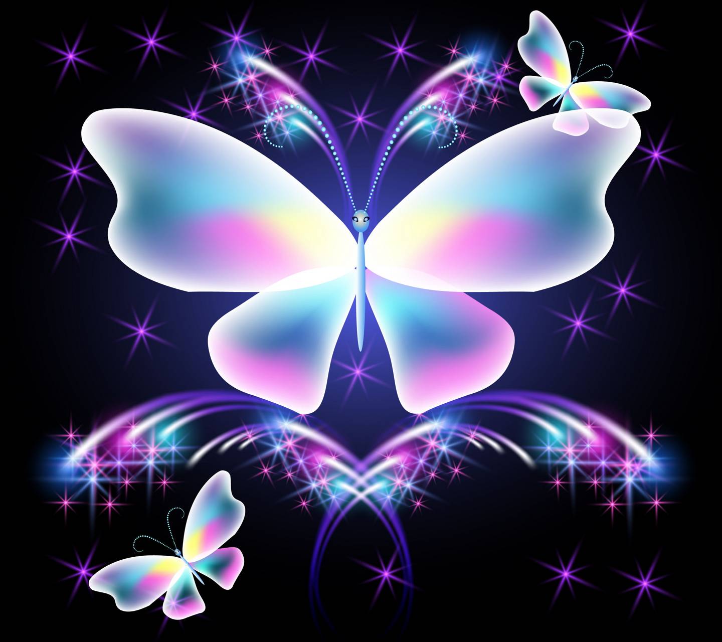 Blue and Purple Butterflies Wallpapers Top Free Blue and Purple