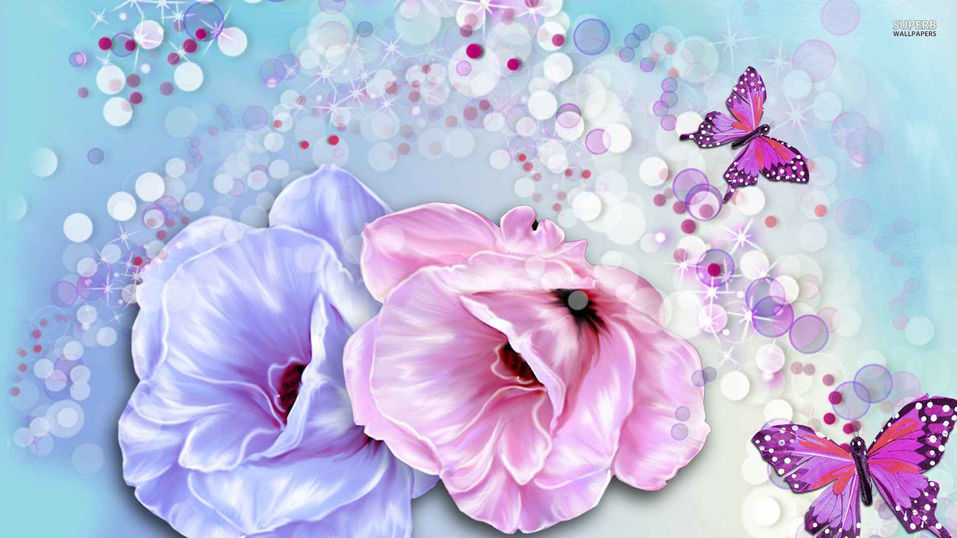 Blue and Purple Butterflies Wallpapers Top Free Blue and Purple