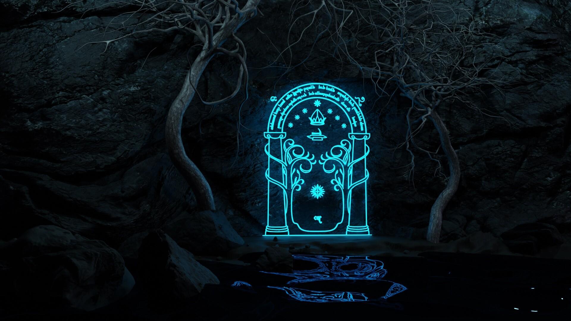 Moria Gate Wallpapers Top Free Moria Gate Backgrounds WallpaperAccess