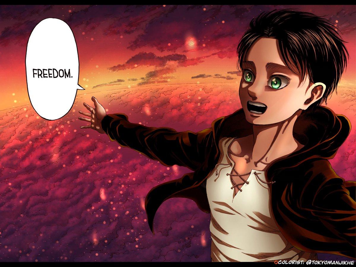 Eren freedom Wallpapers Top Free Eren freedom Backgrounds