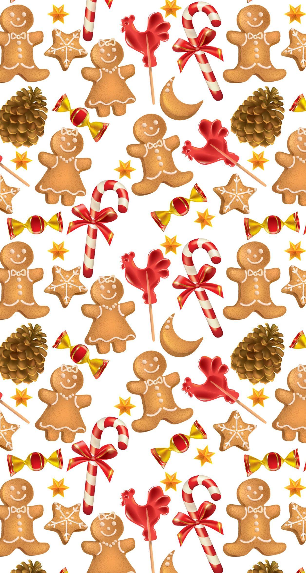 Gingerbread Cute Christmas Wallpapers Top Free