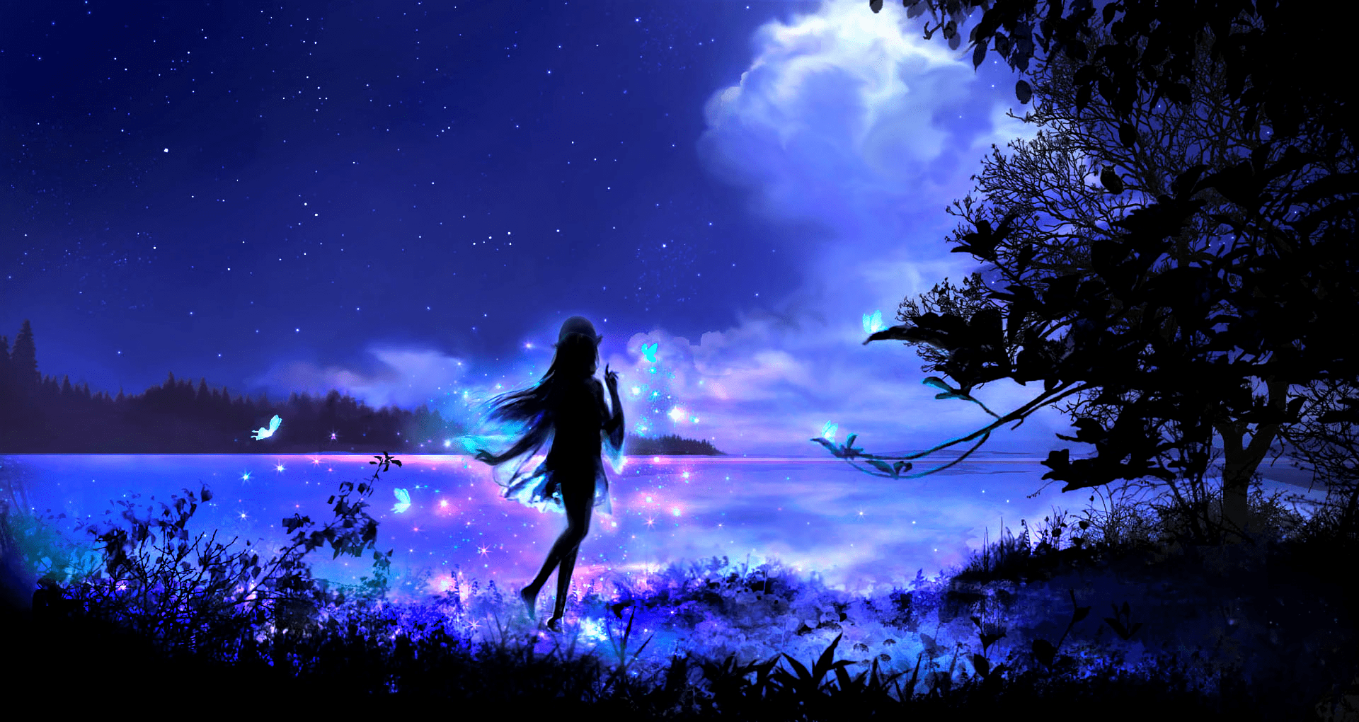 Night Fairy Wallpapers Top Free Night Fairy Backgrounds WallpaperAccess