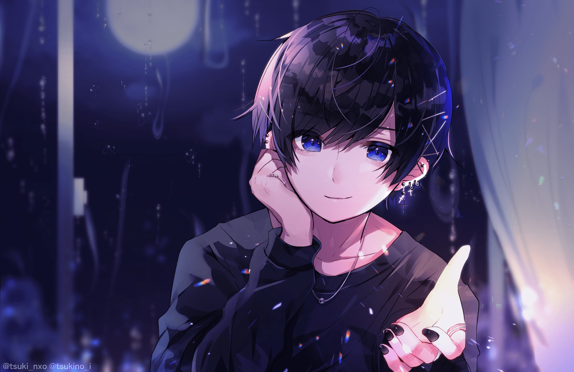 Blue Anime Boy Wallpapers Top Free Blue Anime Boy Backgrounds