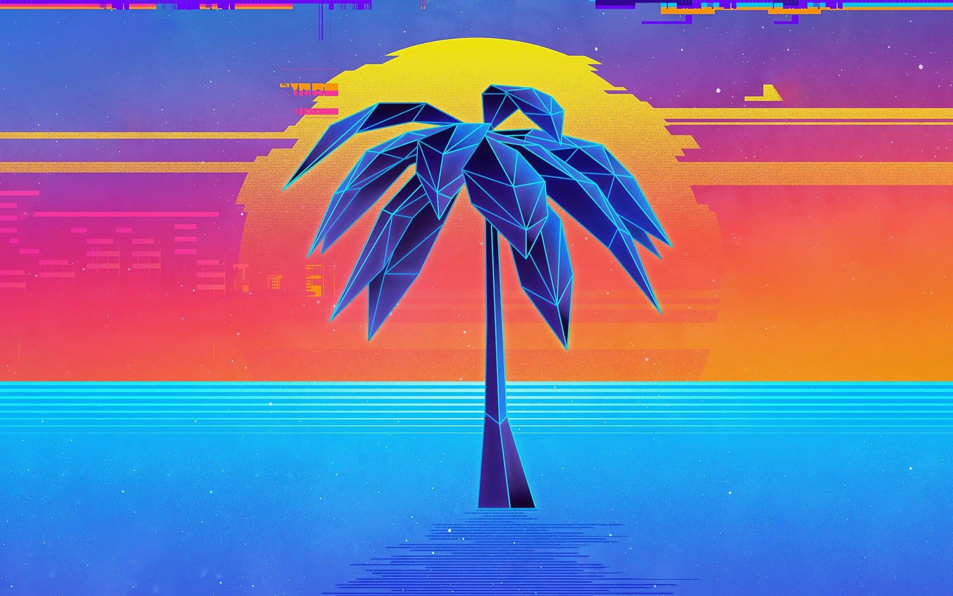 80s Retro Palm Tree Wallpapers Top Free 80s Retro Palm Tree Backgrounds WallpaperAccess
