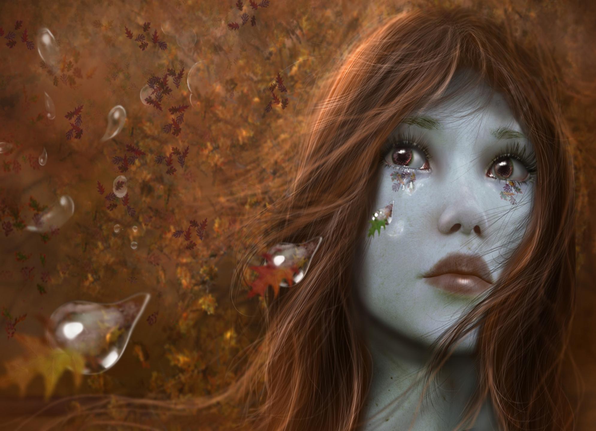 Girl Crying Art Wallpapers Top Free Girl Crying Art Backgrounds