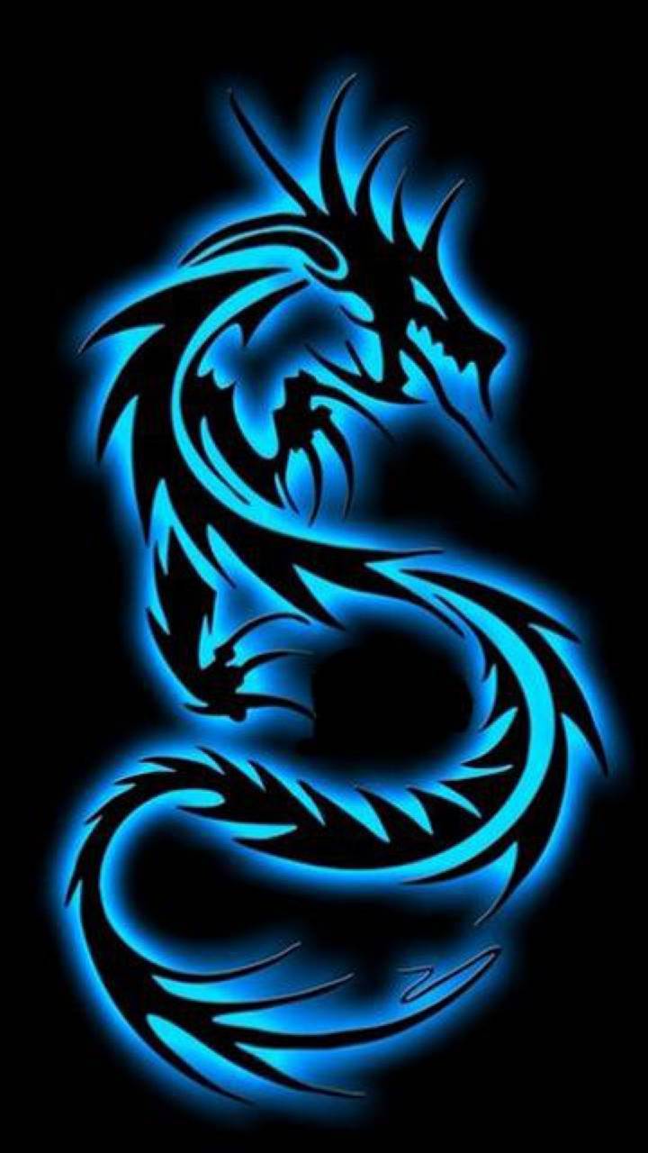 Neon Dragon Wallpapers Top Free Neon Dragon Backgrounds WallpaperAccess