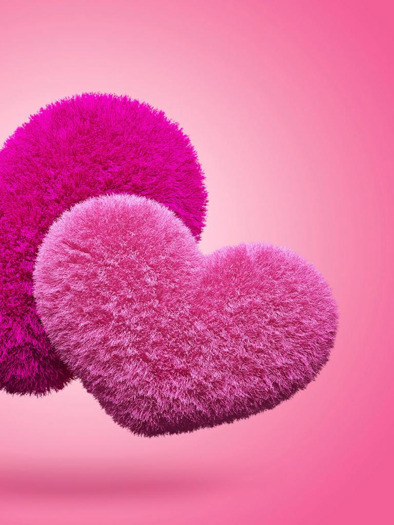 Blue and Pink Heart Wallpapers Top Free Blue and Pink Heart