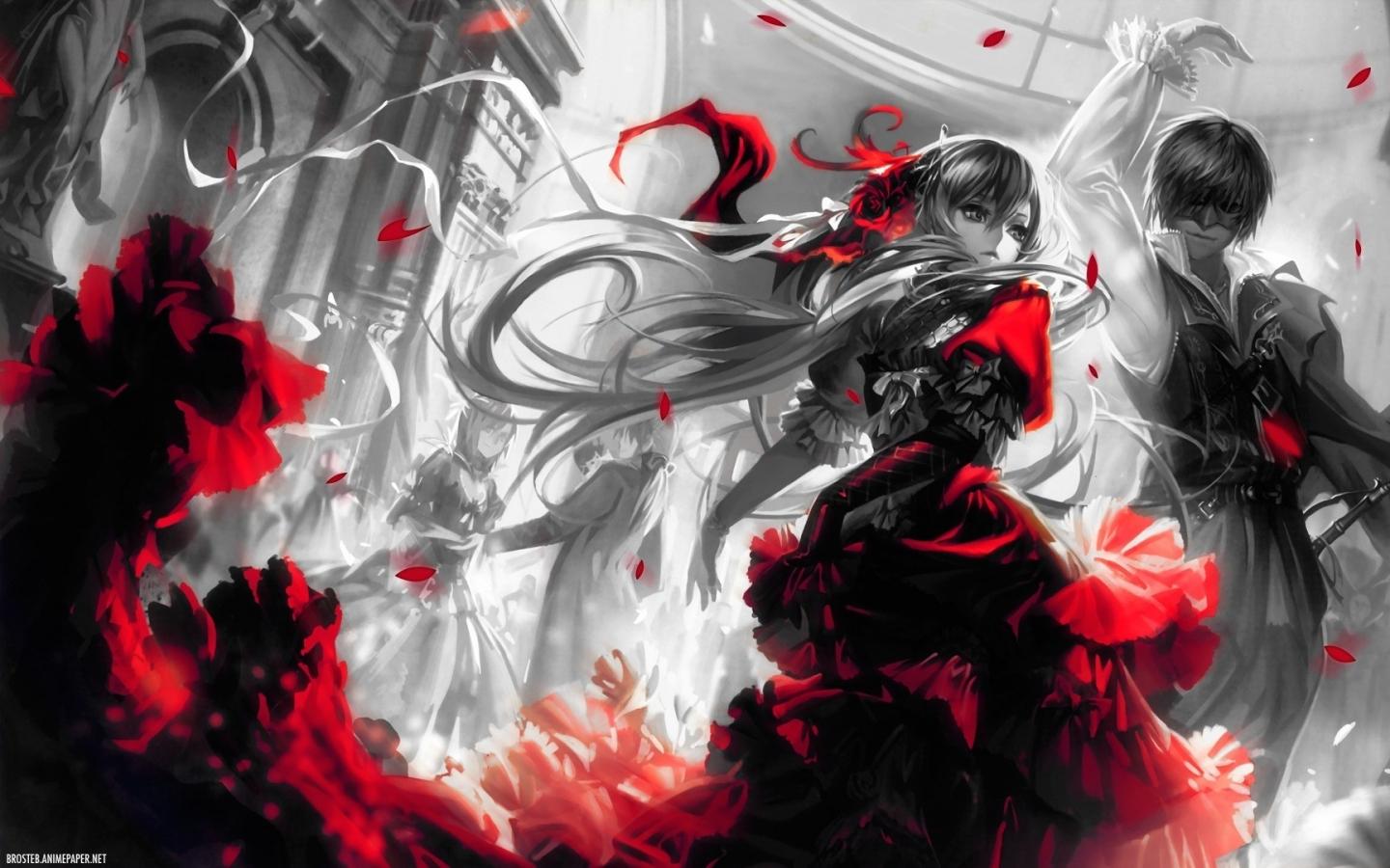 Red and Black Anime Girl Wallpapers Top Free Red and Black Anime Girl