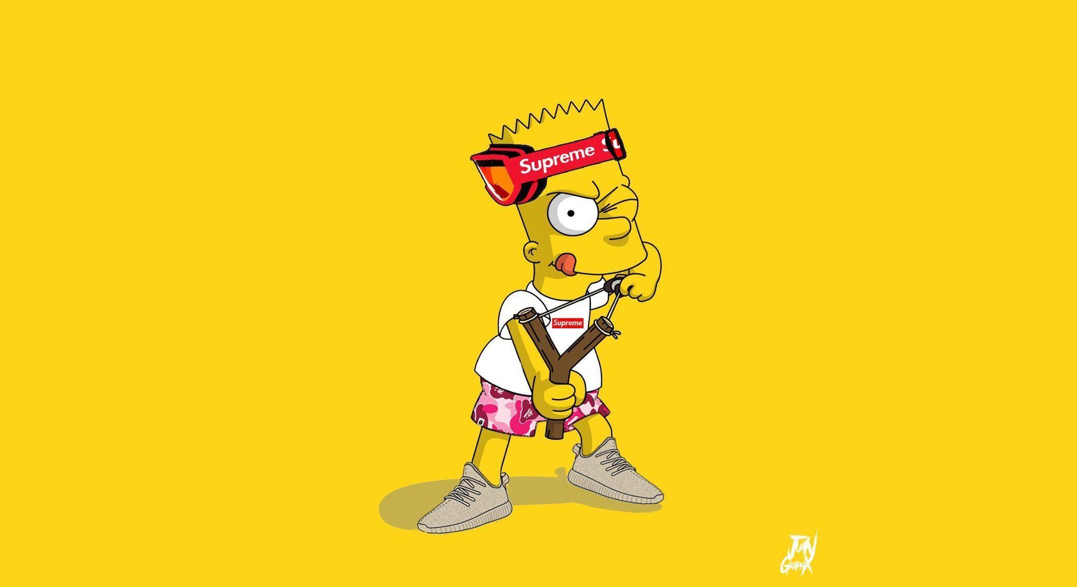 High Bart Simpson Supreme Wallpapers Top Free High Bart Simpson