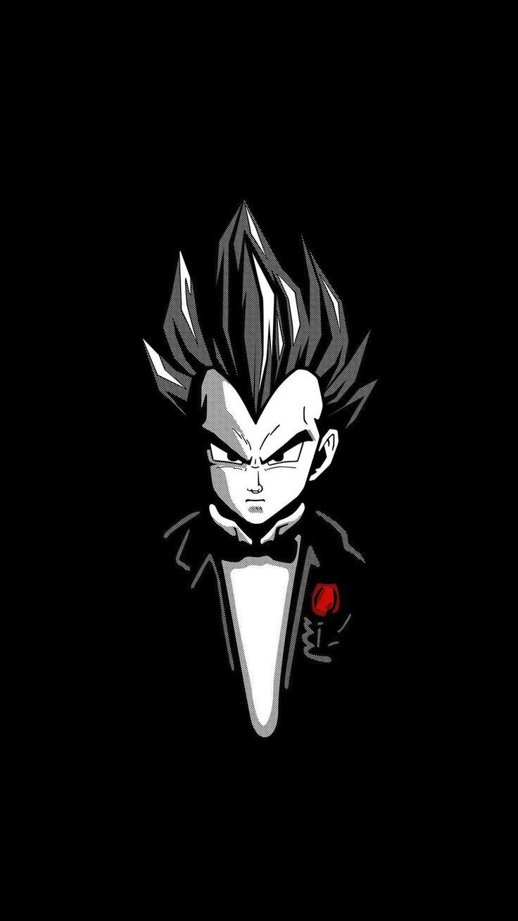 Black and White Vegeta Wallpapers Top Free Black and White Vegeta