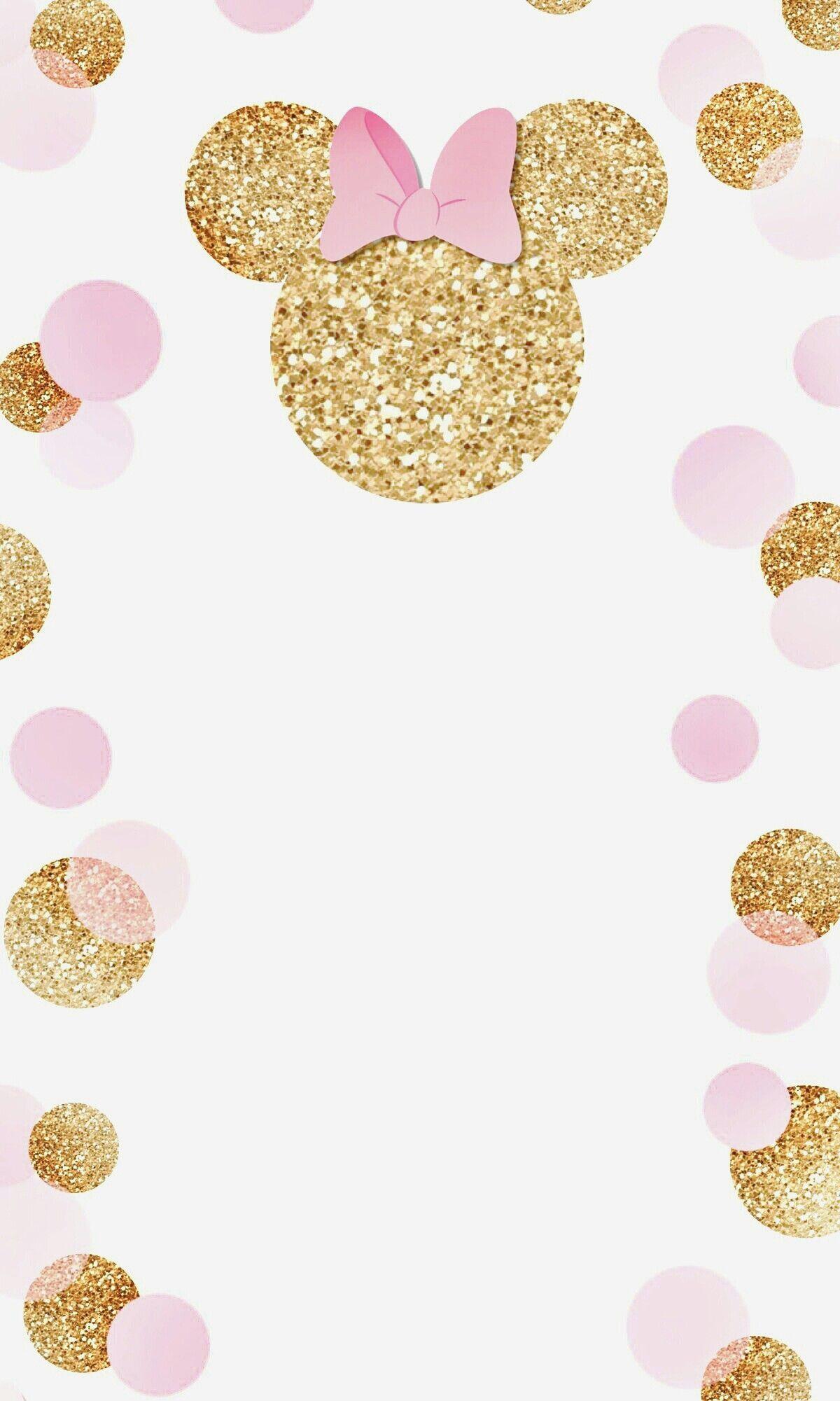 Glitter Minnie Mouse Wallpapers Top Free Glitter Minnie