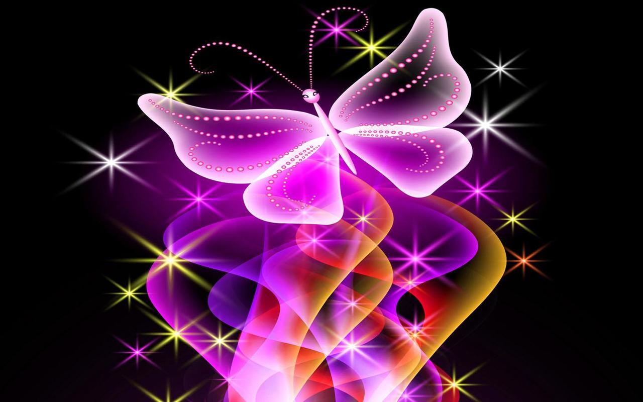 Neon Butterfly Wallpapers Top Free Neon Butterfly Backgrounds WallpaperAccess