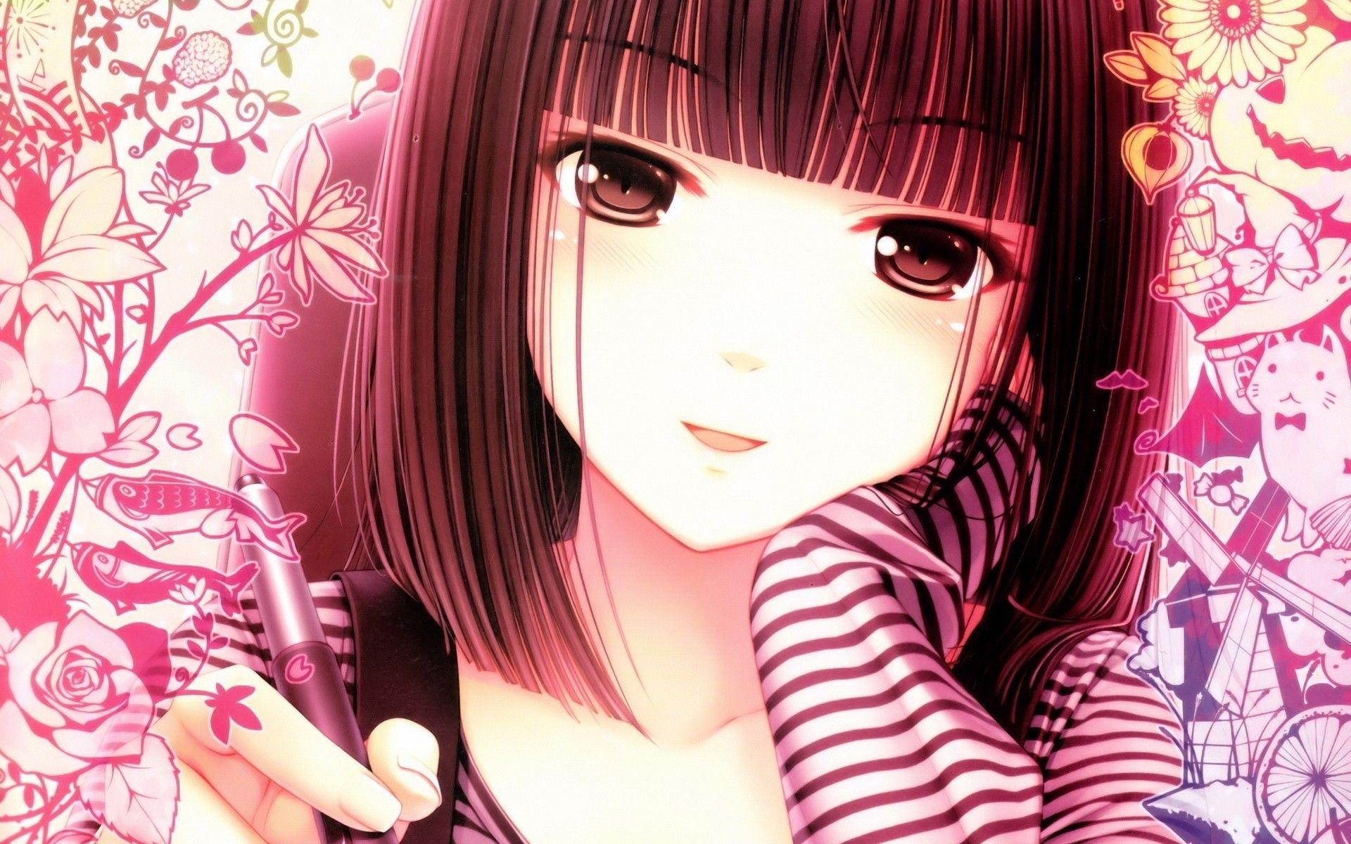 Aesthetic Pink Anime Wallpapers Top Free Aesthetic Pink Anime