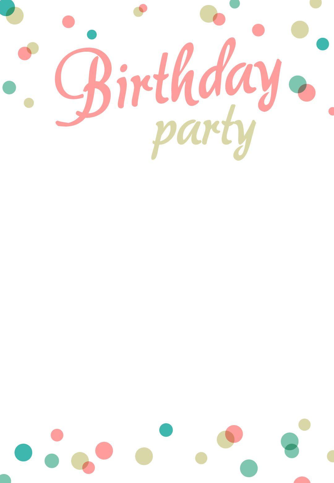 Birthday Invitation Wallpapers Top Free Birthday Invitation
