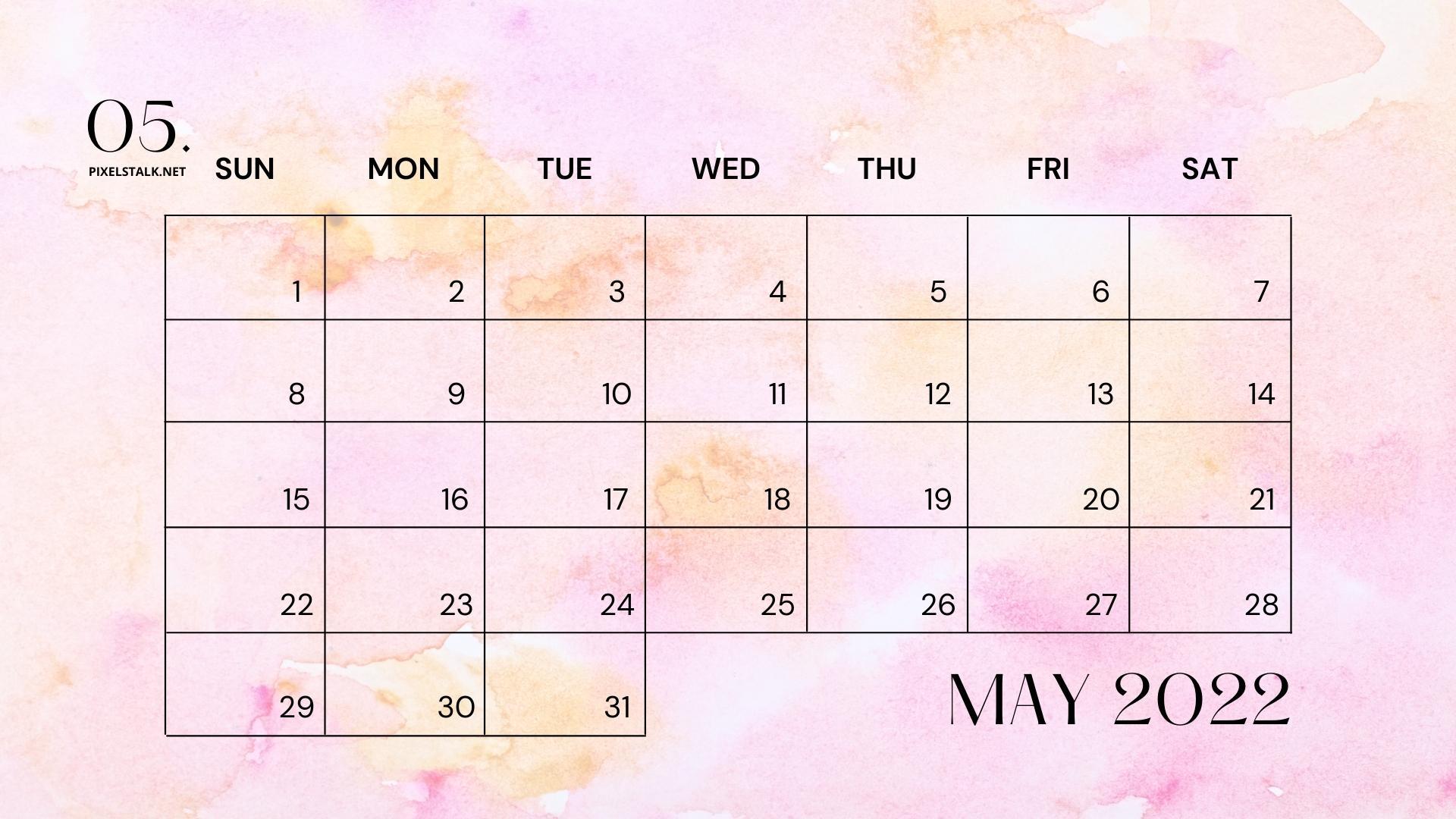May 2022 Calendar Wallpapers Top Free May 2022 Calendar Backgrounds WallpaperAccess