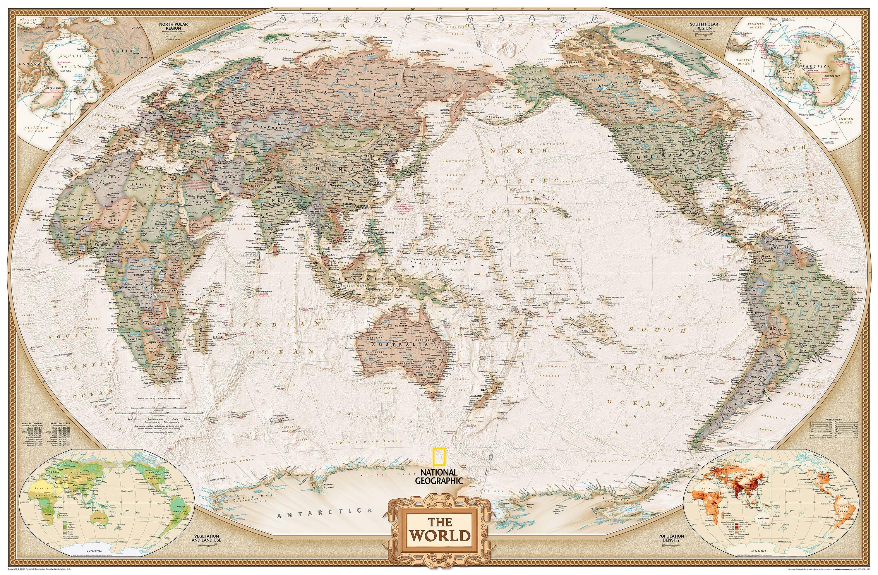 National Geographic World Map Wallpapers - Top Free National Geographic