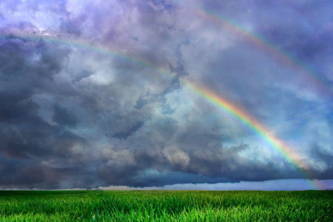 Rainbow Sky Wallpapers Top Free Rainbow Sky Backgrounds WallpaperAccess