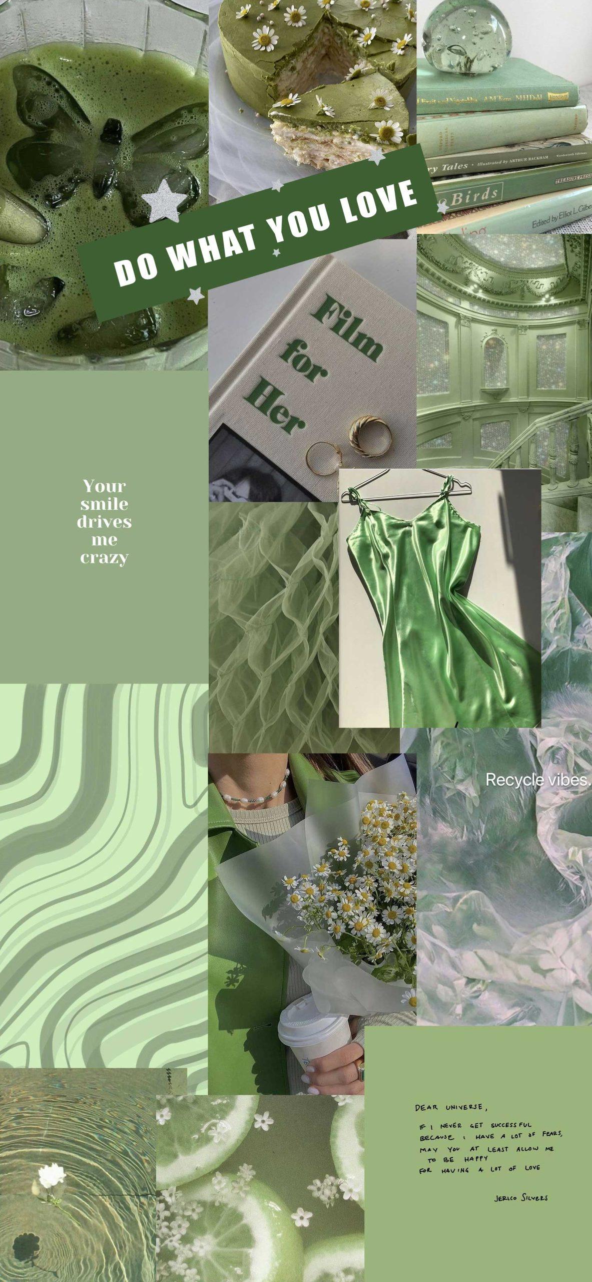 Sage Green Collage Wallpapers Top Free Sage Green Collage Backgrounds