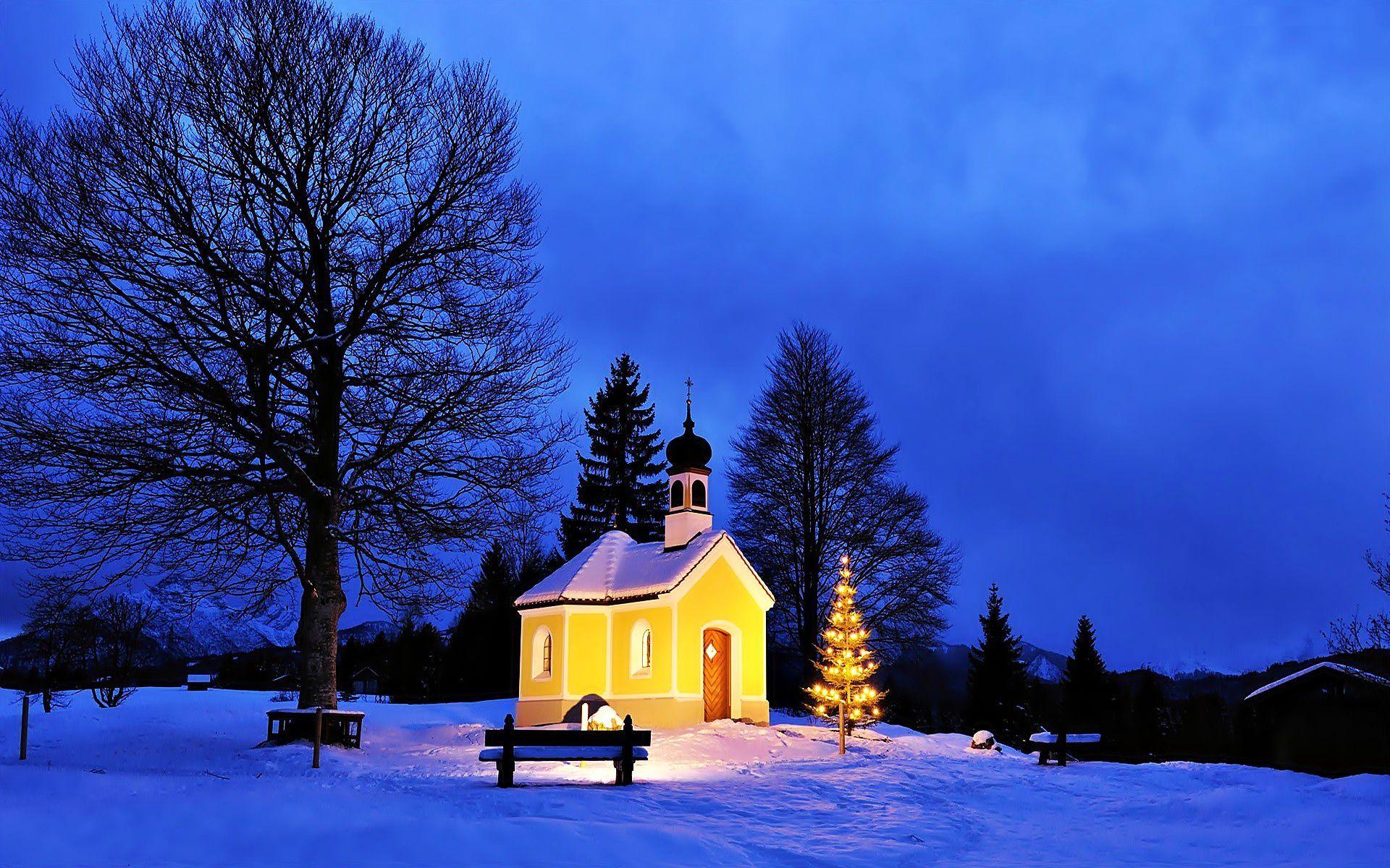 Christmas Church Wallpapers Top Free Christmas Church Backgrounds