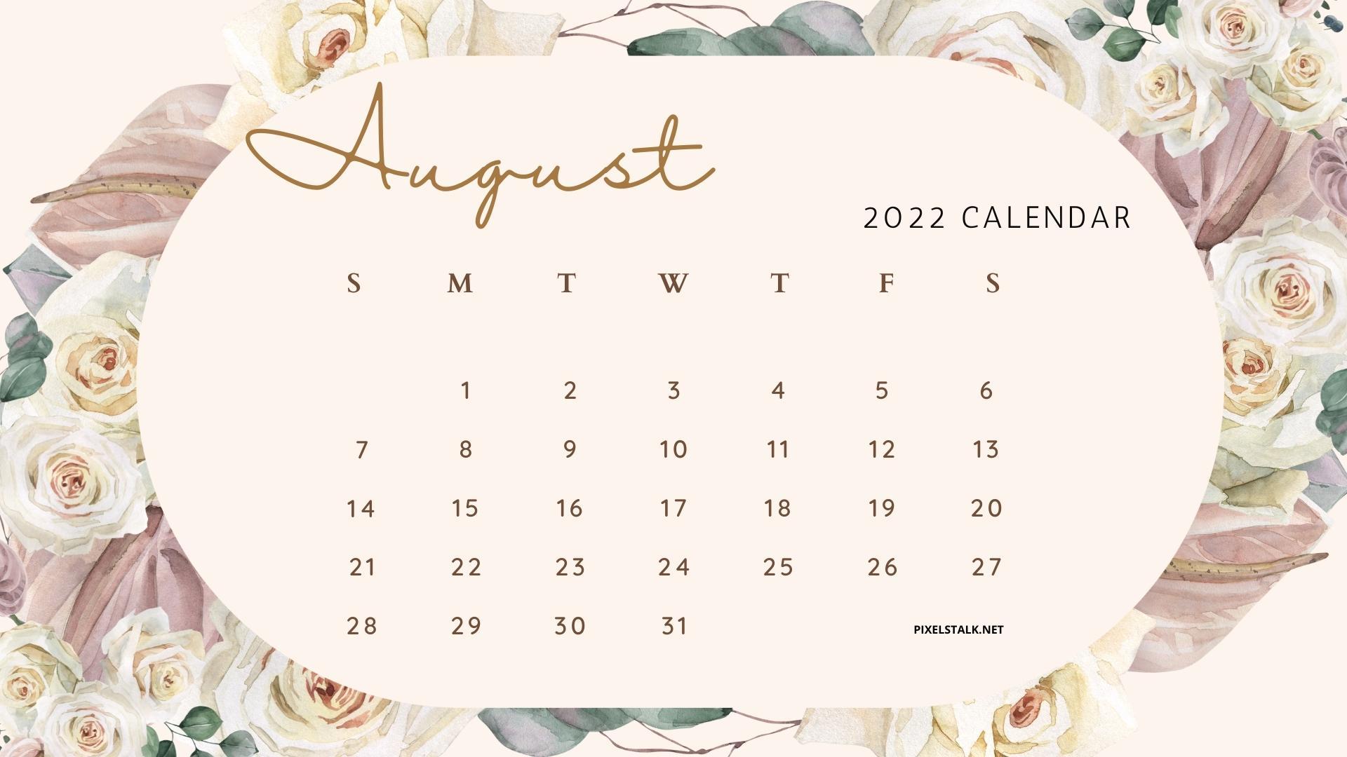 August 2022 Calendar Wallpapers Top Free August 2022 Calendar Backgrounds WallpaperAccess