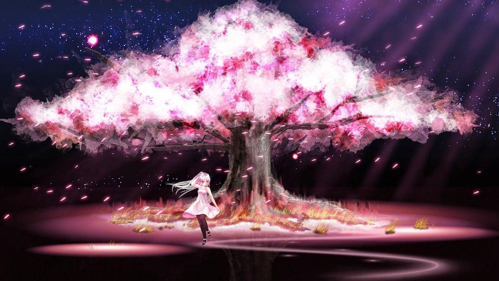 Pink Anime Scenery Wallpapers Top Free Pink Anime Scenery Backgrounds