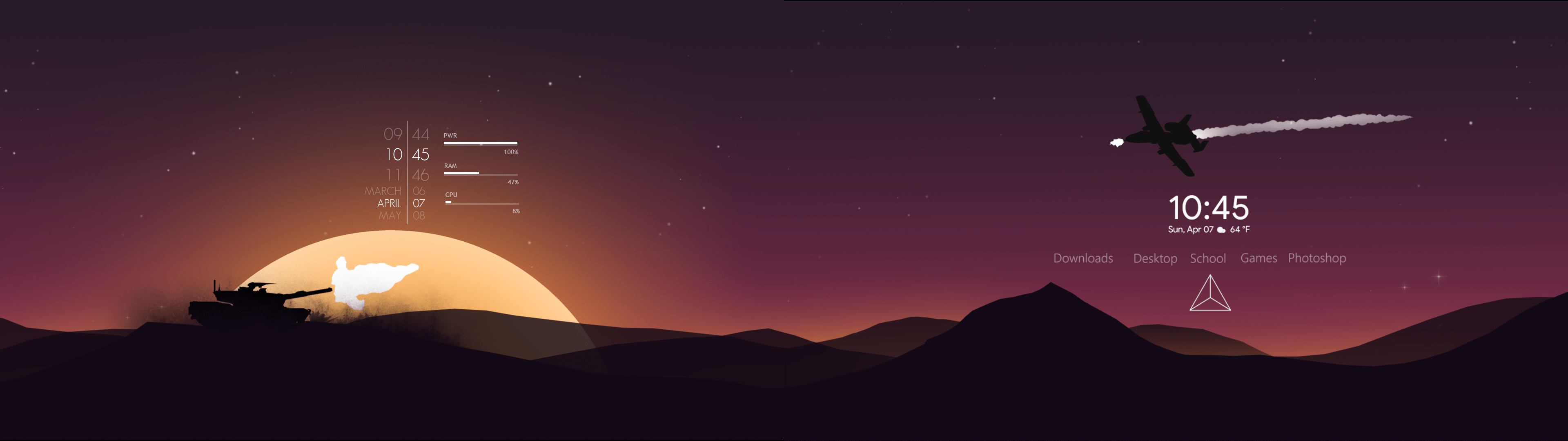 Simple Dual Monitor Wallpapers Top Free Simple Dual Monitor